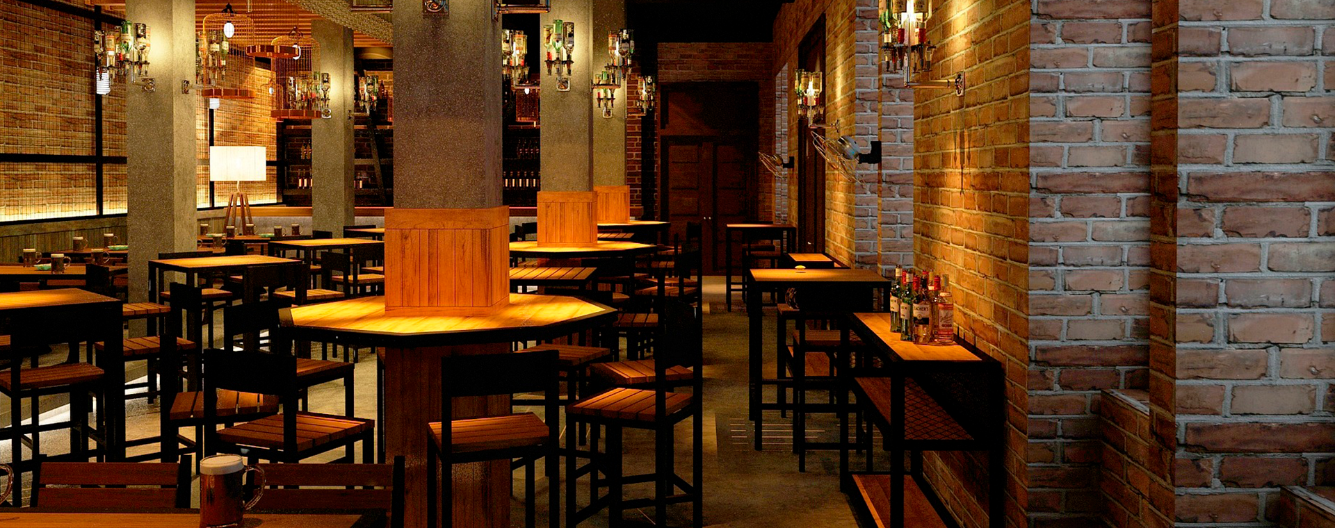 Mesas em um estabelecimento